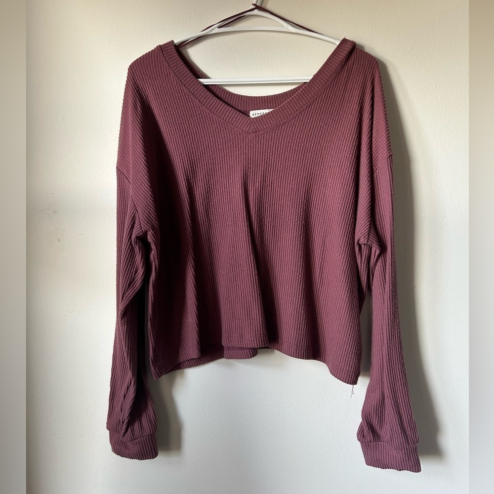 Aeropostale Ribbed Long Sleeve
